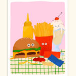 Affiche 'Comfort Food' 30x40cm | CHARLOTTE JANVIER