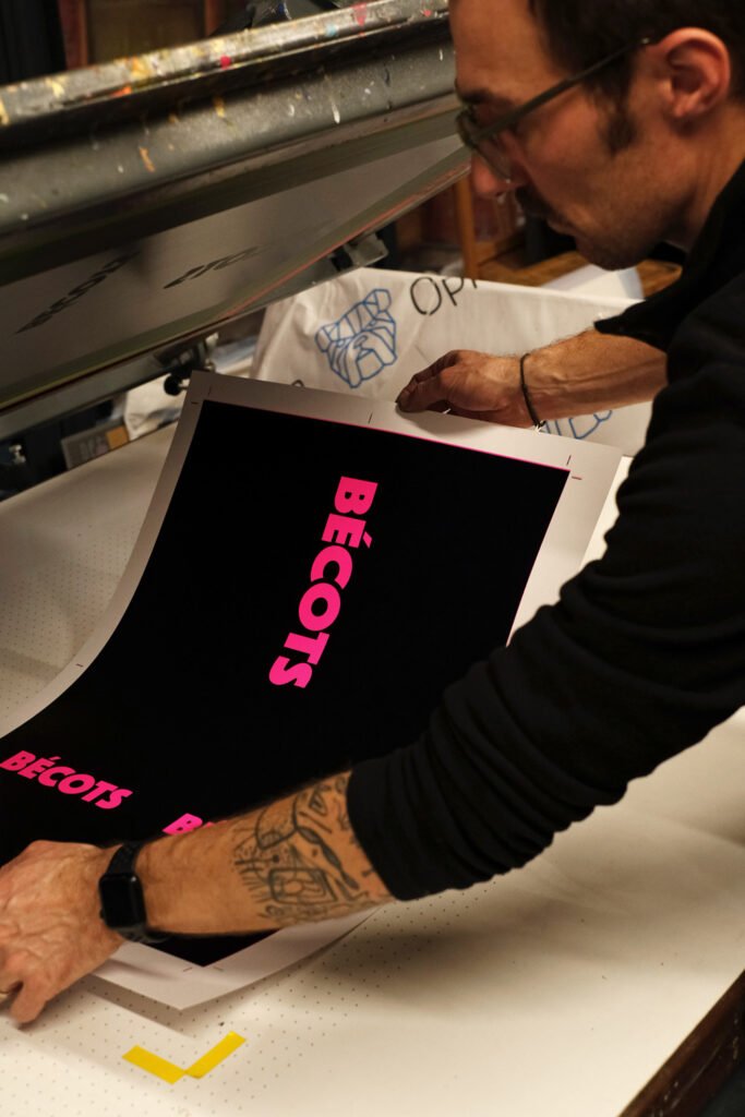 Affiche 'Bécots' | MOUFLETTE X CARTE KENCRE