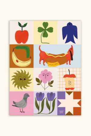 Affiche 'Things I Like' 30x40cm | CHARLOTTE JANVIER