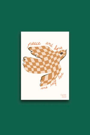 Affiche 'Peace & Hope' A5 | CHARLOTTE JANVIER