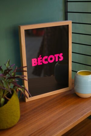 Affiche 'Bécots' A4 | MOUFLETTE X CARTE KENCRE