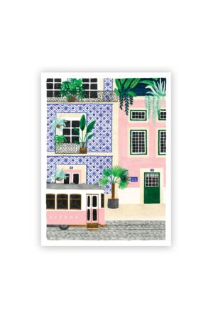 Affiche "Lisboa" 18x24cm
