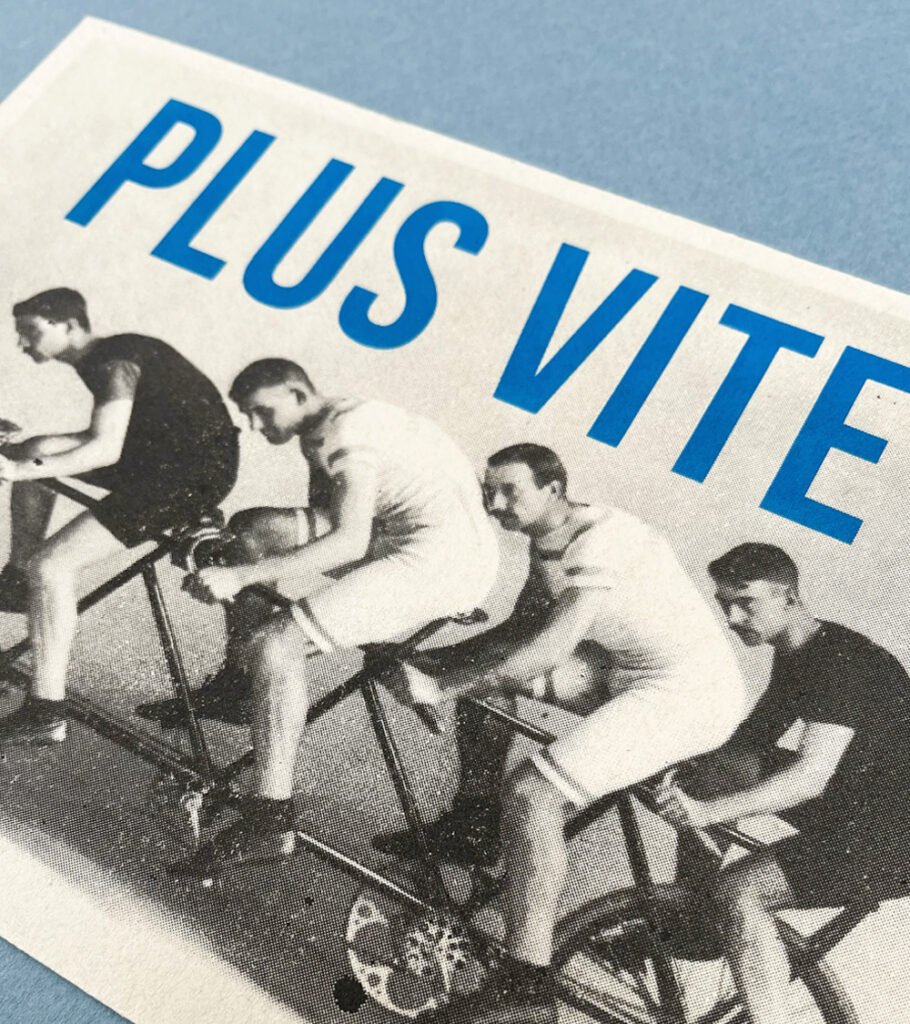 Affiche 'Plus Vite' | CARTE KENCRE