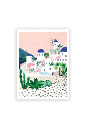 Affiche "Santorini" 29,7x39,7cm