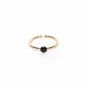 Bague "Broadway" noire