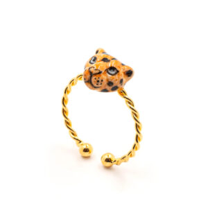 Bague torsadée Léopard | NACH BIJOUX