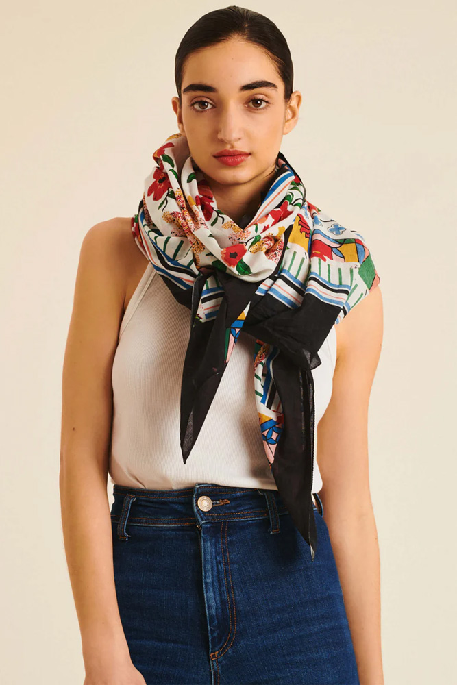 Foulard / Paréo 'Hibiscus Sarong' | LUCAS DU TERTRE