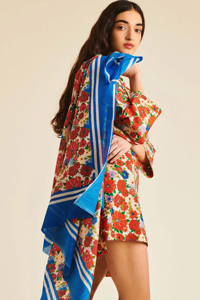 Foulard / Paréo 'Spring Sarong' | LUCAS DU TERTRE