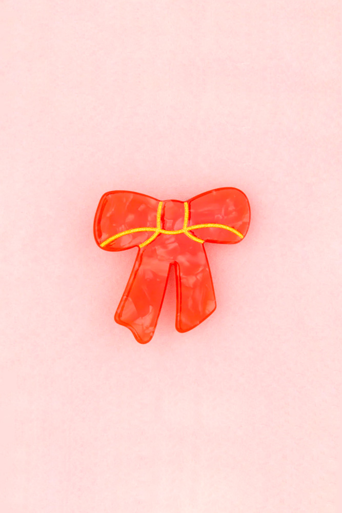 Barrette Noeud Rouge | COUCOU SUZETTE