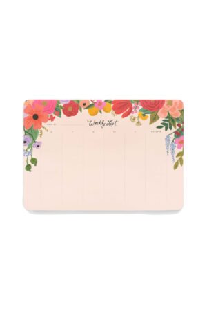 Semainier "Garden party"