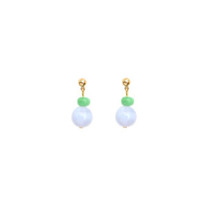 Boucles d'oreilles 'Greenwich' Glycine