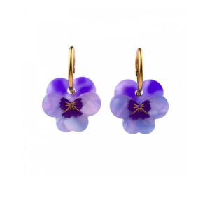 Boucles d'oreilles Pensées | COUCOU SUZETTE