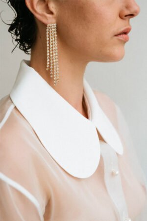 Boucles d'oreilles 'Strass N°2' Racine | JEANNETTE