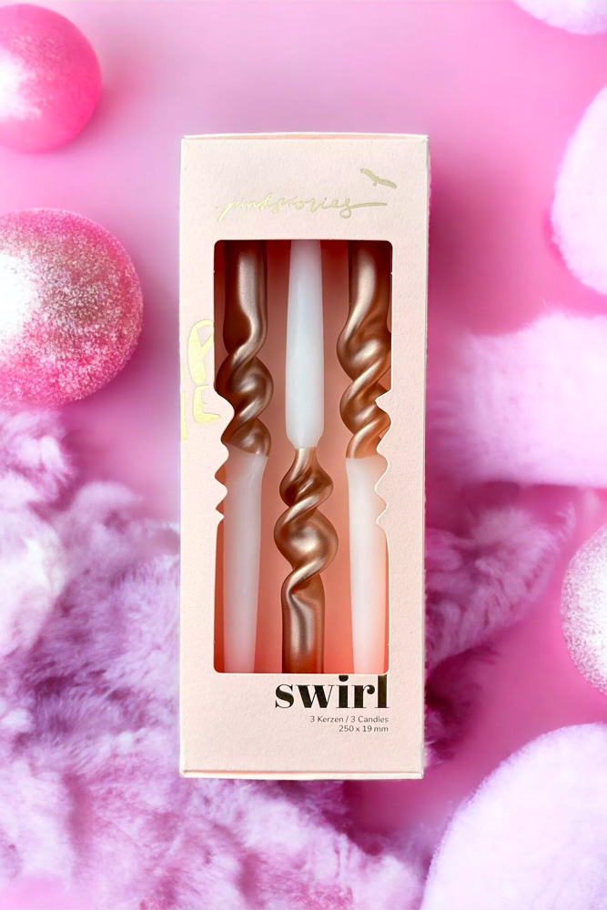 Bougies Dip Dye 'Swirl' Ballett Slippers | PINK STORIES