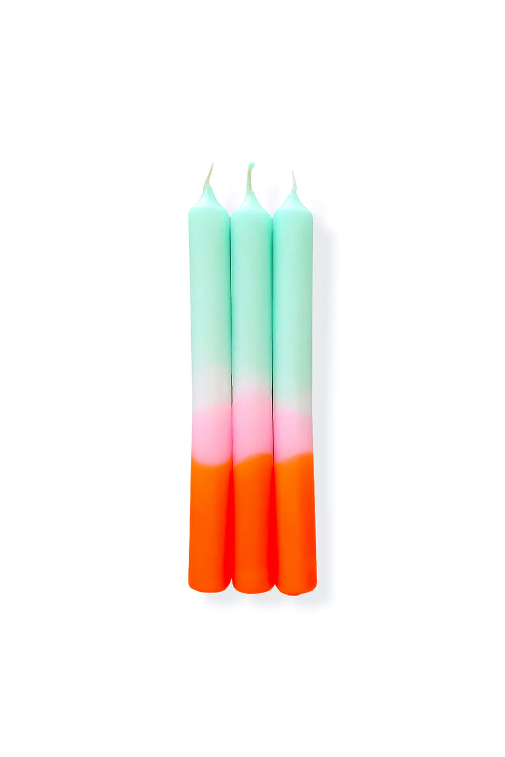 Bougies Dip Dye Néon 'Spring sorbet' | PINK STORIES