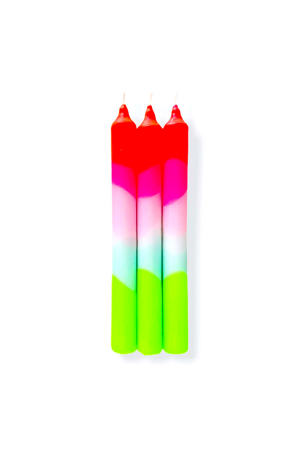 Bougies Dip Dye Neon 'Lollipop trees' | PINK STORIES