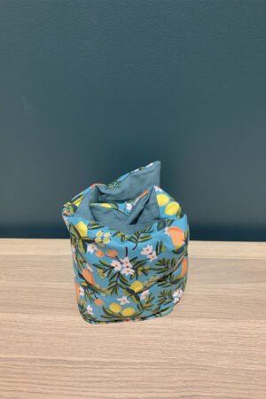 Bouillotte sèche Citrus Floral Teal | NOMADEIN