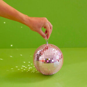 Petite boule à facettes Rose | RICE
