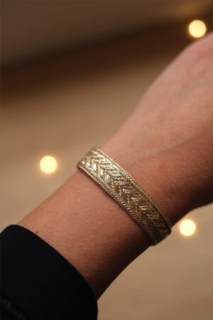 Bracelet simple 'Intermix' Gold and Silver | MAAŸAZ