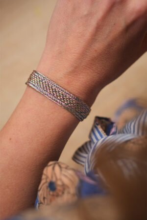 Bracelet simple 'Izy' Gold Plum | MAAŸAZ