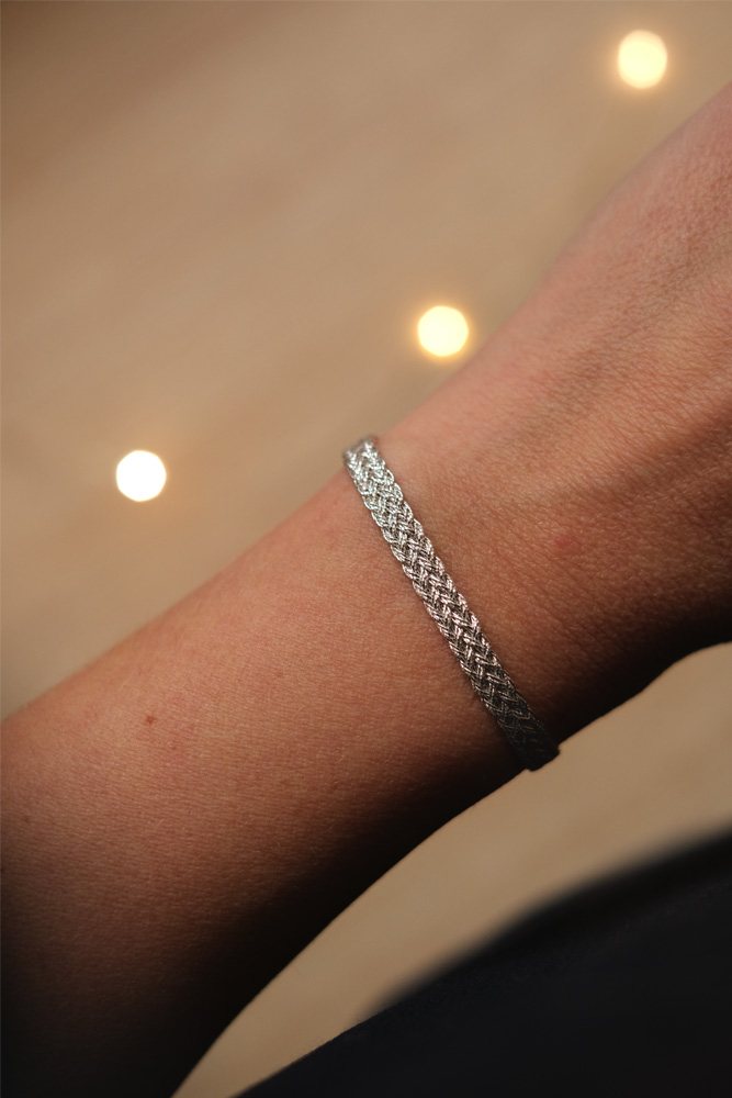Bracelet simple 'Zyn' Silver | MAAŸAZ
