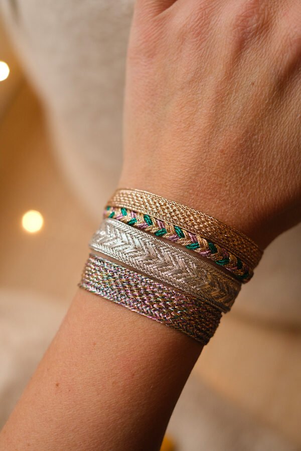 Bracelet simple 'Intermix' Silver | MAAŸAZ