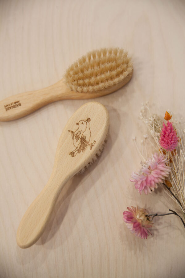 Brosse à cheveux bébé oiseau