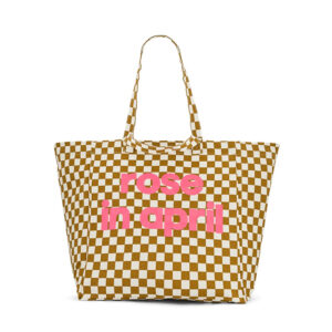 Sac cabas 'Elisa' Damier Caramel spécial Birthday