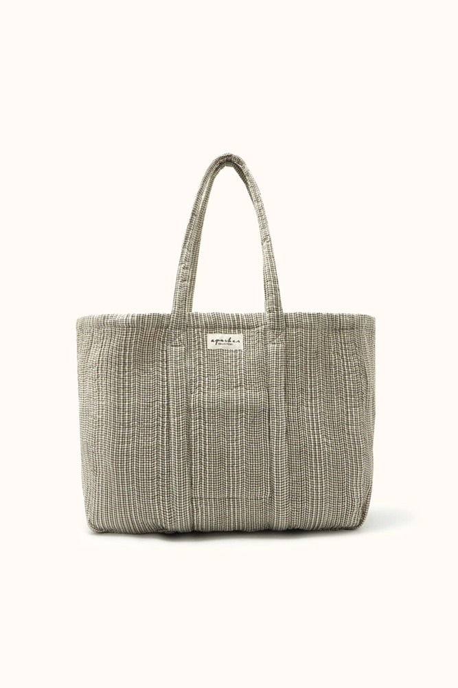 Sac cabas 'Samba' Khadi Kaki | APACHES COLLECTIONS