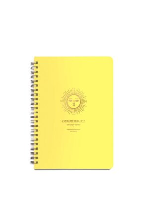 Cahier à spirales 'Soleil' jaune