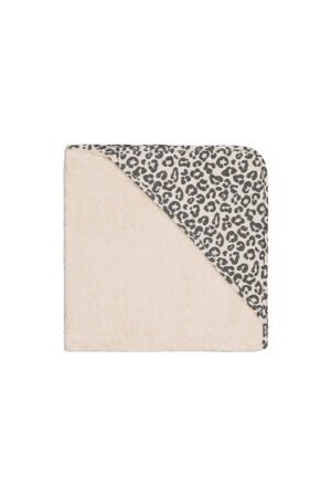 Cape de bain bébé 'Colette' Graou Greige