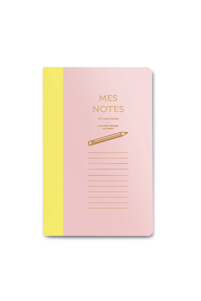 Cahier 'Bi-goûts' Jaune et Rose