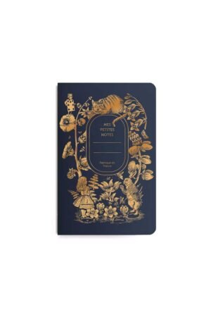 Carnet cousu 'Wonderland' bleu | LES ÉDITIONS DU PAON