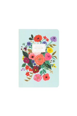 Carnet "Garden party" mint