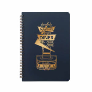 Cahier de recettes 'Diner' Docteur Paper bleu marine
