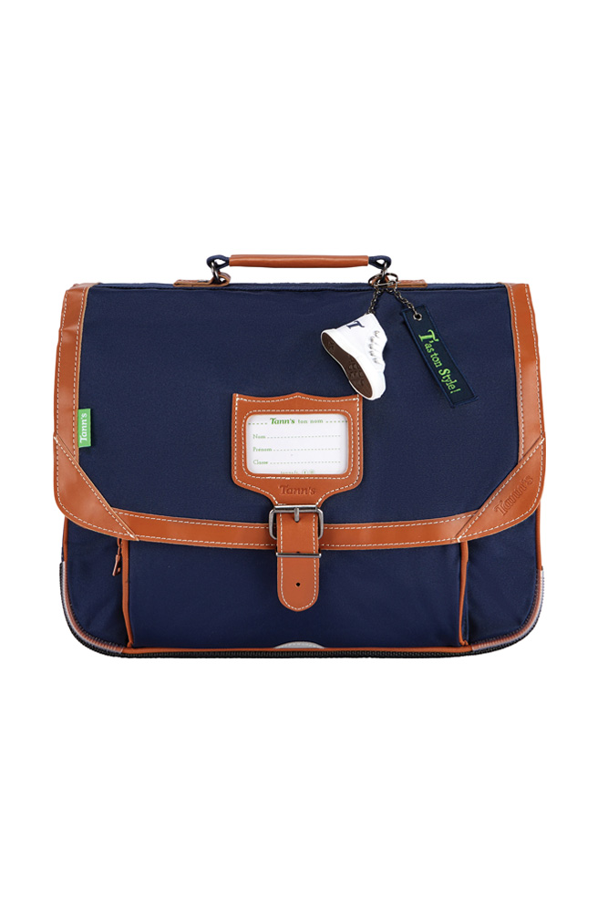 Cartable 'Camille' Marine 38 cm | TANN'S