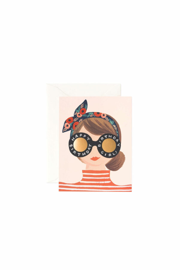 Carte "Birthday girl"