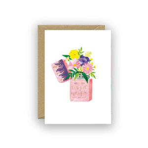 Carte 'Flower Lighter Birthday'