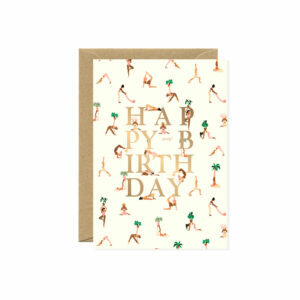 Carte 'HBD Yoga'