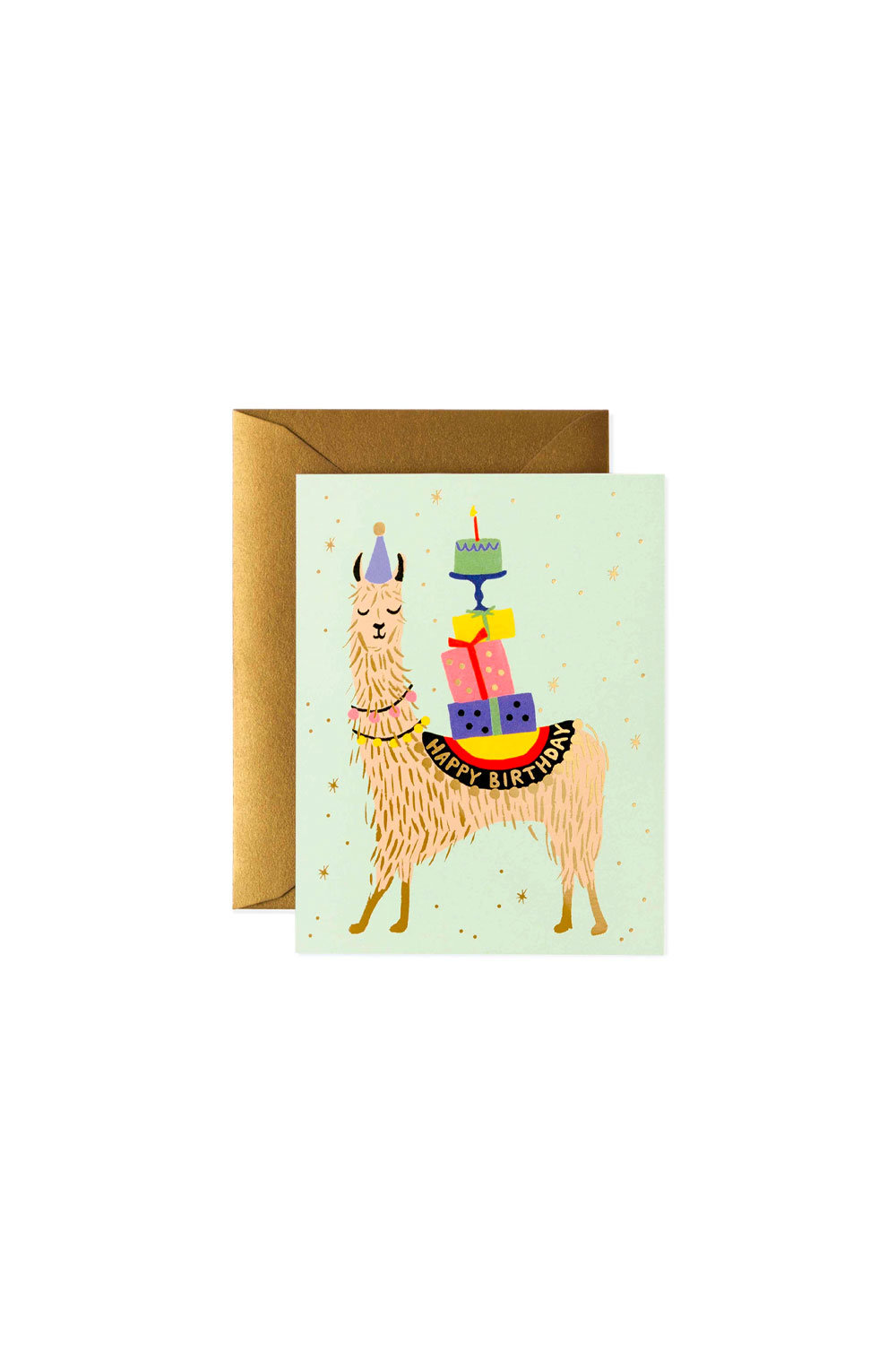 Carte 'Llama Birthday'