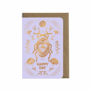 Carte 'Scarabée' Happy Day