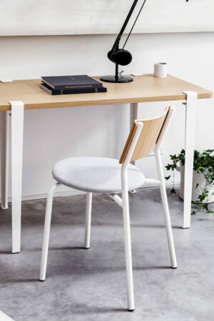 Chaise SSD Soft en Tissu recyclé Blanc nuage | TIPTOE