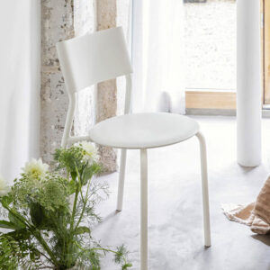 Chaise SSDr en plastique recyclé Blanc nuage | TIPTOE