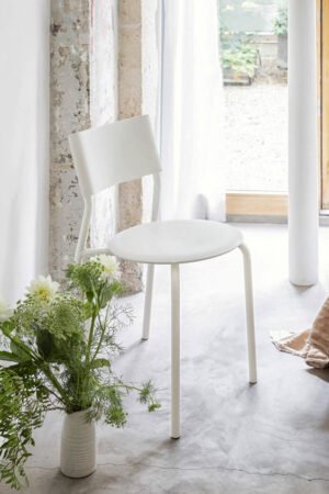 Chaise SSDr en plastique recyclé Blanc nuage | TIPTOE