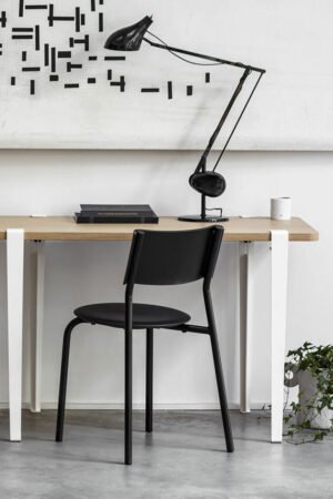 Chaise SSDr en plastique recyclé Noir graphite | TIPTOE