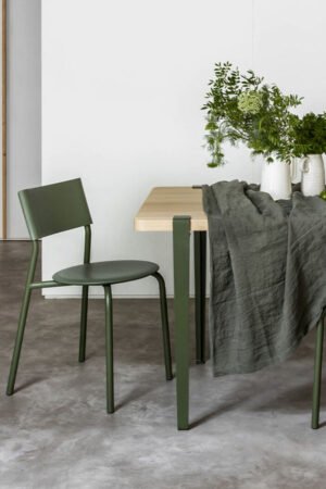 Chaise SSDr en plastique recyclé Vert romarin | TIPTOE