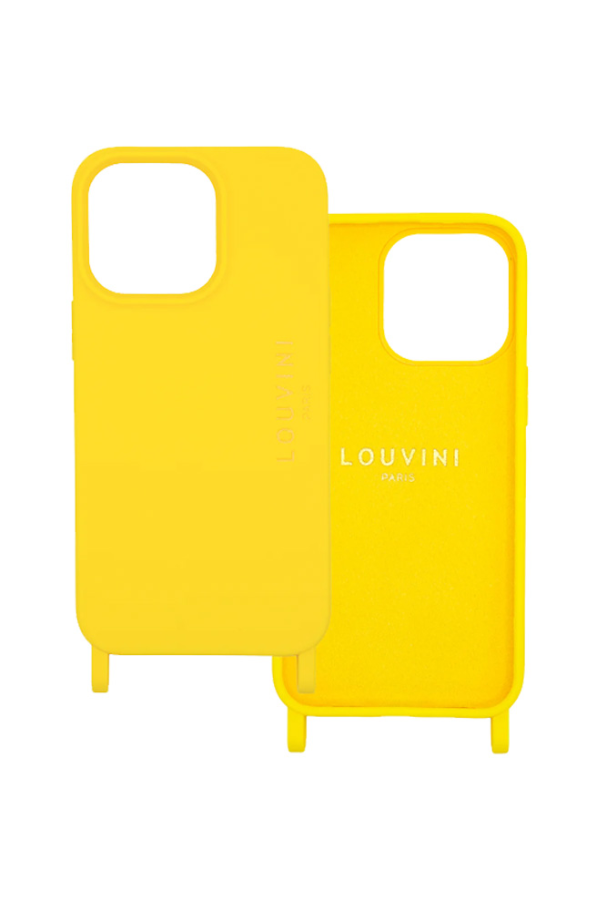 Coque iPhone 'Milo' Jaune | LOUVINI