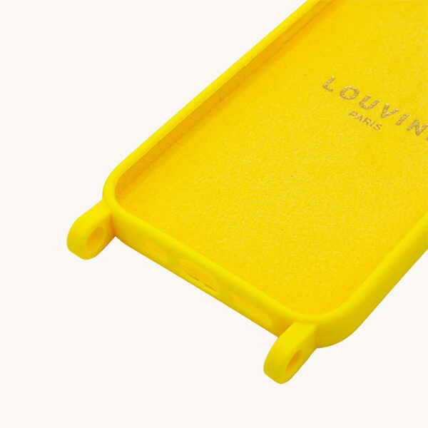 Coque iPhone 'Milo' Jaune | LOUVINI