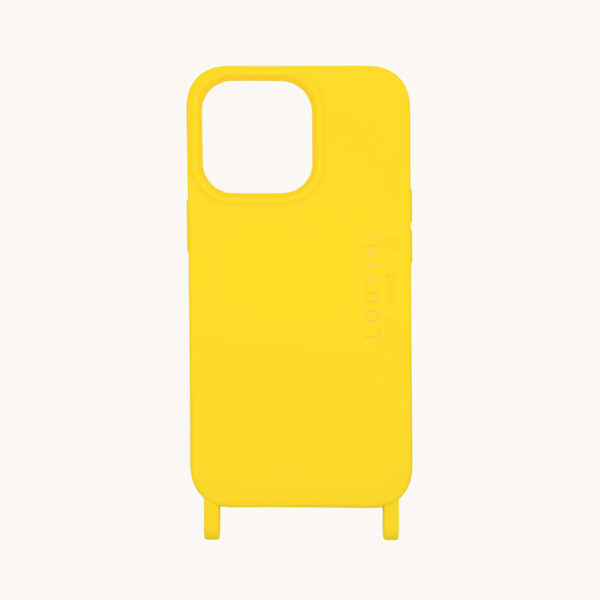 Coque iPhone 'Milo' Jaune | LOUVINI