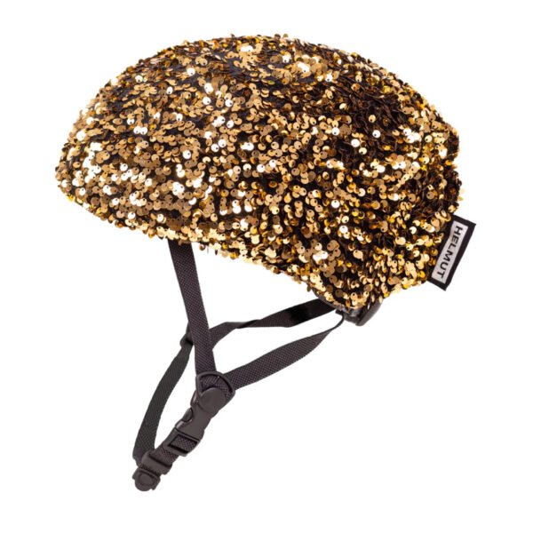 Couvre-Casque 'Paillettes' Or | HELMUT